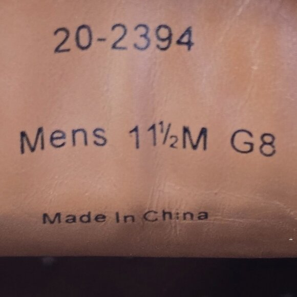 Johnston & Murphy Halsey Loafers Men’s 11.5 M Brown Woven Kiltie Tassel 20-2394 - Picture 9 of 9